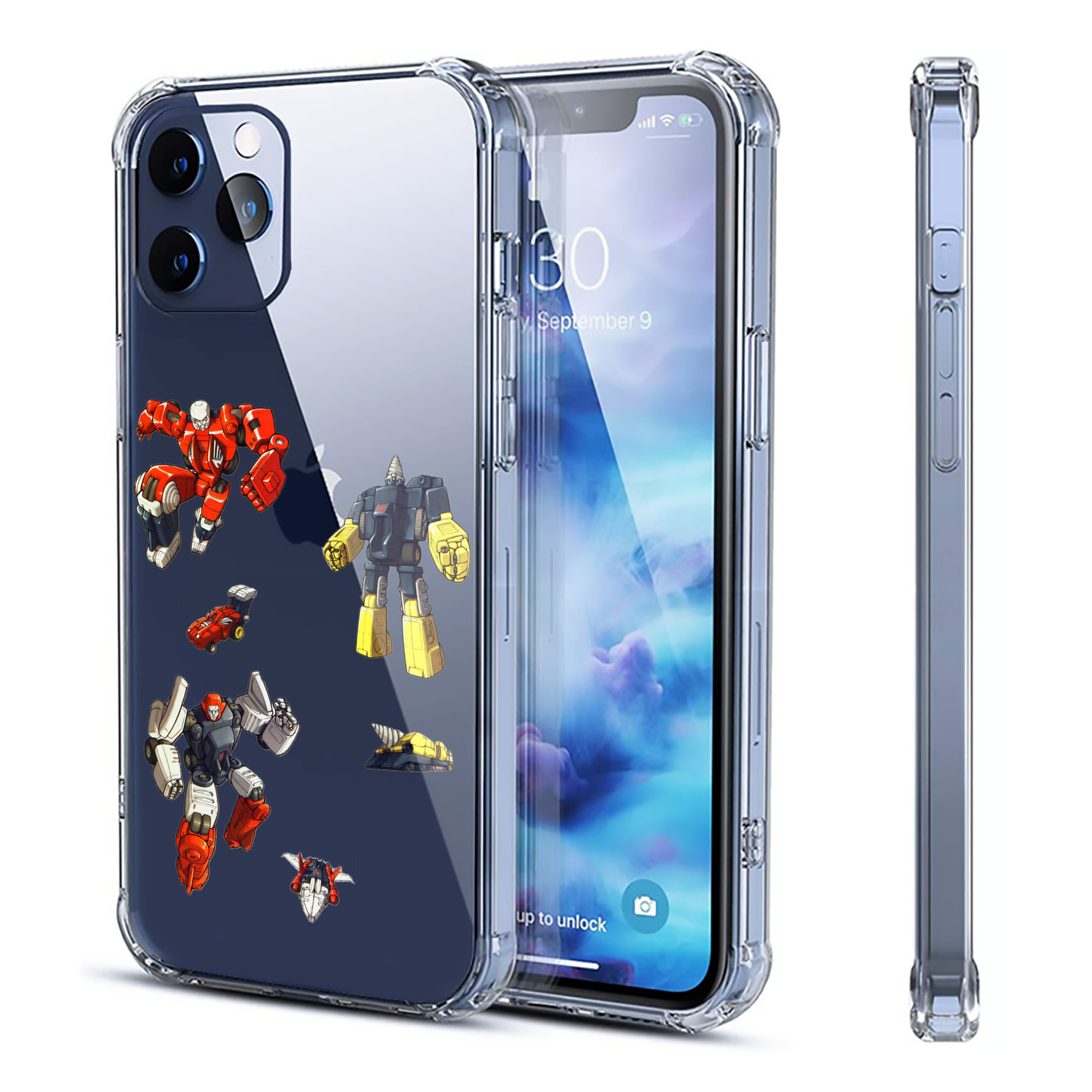 （画像用）  【iPhone 12シリーズ対応】透明スマホケース（クリアソフトケース）